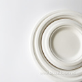 Disposable bagasse 6'' round plate